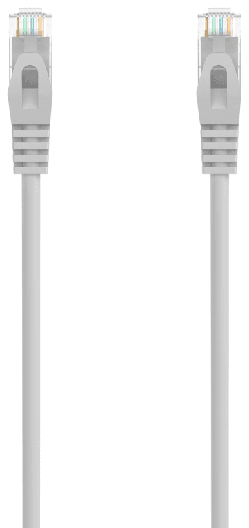 AISENS Cable de Red Latiguillo RJ45 LSZH Cat.6A 500 Mhz UTP AWG24, Gris, 30CM