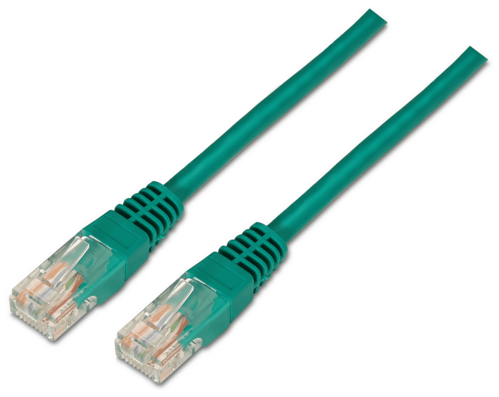 AISENS A135-0245 cable de red Verde 0,5 m Cat6 U/UTP (UTP)