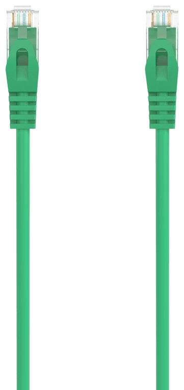 AISENS Cable de Red Latiguillo RJ45 LSZH Cat.6A 500 Mhz UTP AWG24, Verde, 3.0M