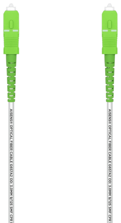 AISENS A152-0497 Cable de fibra óptica e InfiniBand 7 m SC Blanco