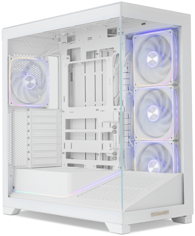 NOX Hummer BLADE, Torre ATX, ARGB, Ultra Airflow, Blanco