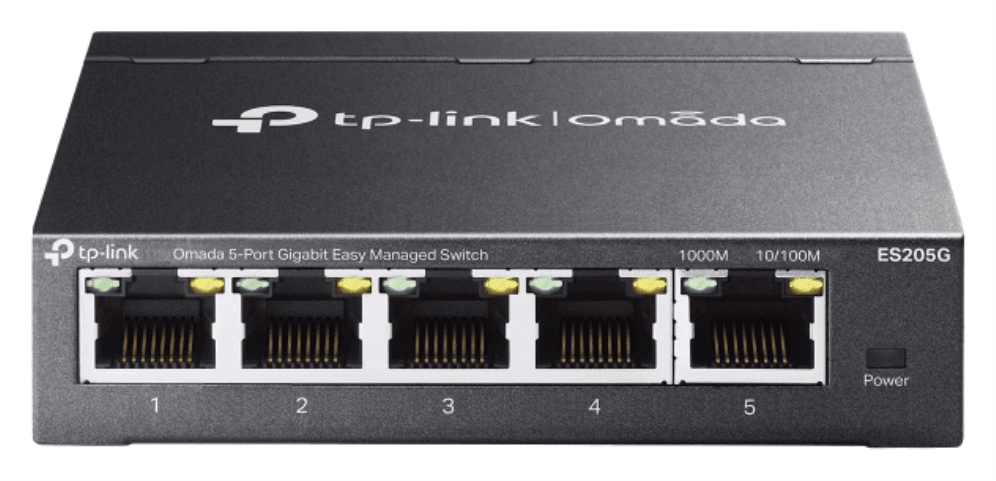 TP-Link Omada ES205G switch Gestionado Gigabit Ethernet (10/100/1000) Negro