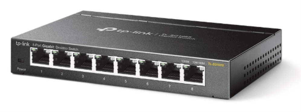 TP-Link Omada TL-SG108S switch No administrado Gigabit Ethernet (10/100/1000) Negro