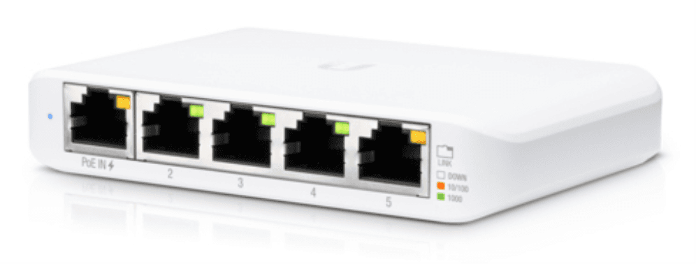 Ubiquiti UniFi Switch Flex Mini (5-pack) Gestionado Gigabit Ethernet (10/100/1000) Energía sobre Ethernet (PoE) Blanco