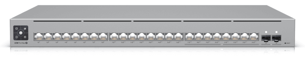 Ubiquiti USW-Pro-Max-24-PoE L3 2.5G Ethernet (100/1000/2500) Energía sobre Ethernet (PoE) Gris