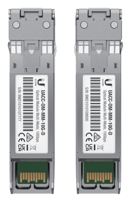 Ubiquiti UACC-OM-MM-10G-D-2 red modulo transceptor Fibra óptica 10000 Mbit/s 850 nm