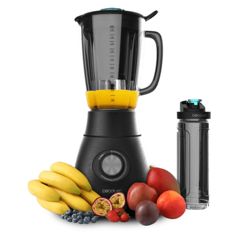 Cecotec Power Black Titanium 1800 Go 1,8 L Batidora de vaso 1800 W Negro