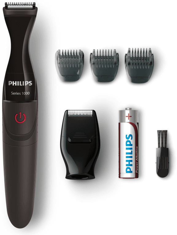 Philips MULTIGROOM Series 1000 MG1100/16 Perfilador de barba potente y preciso