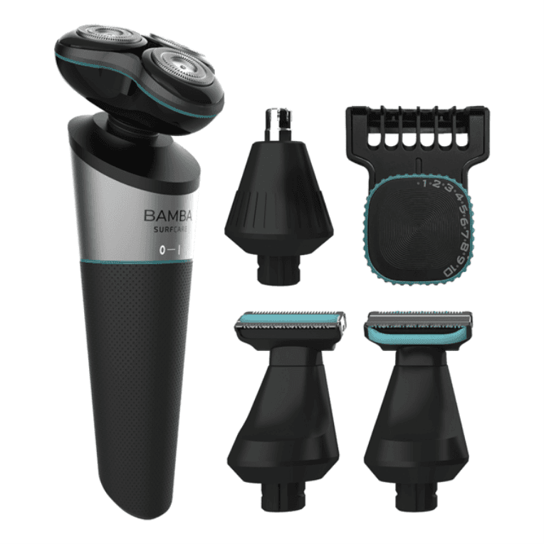 Cecotec Bamba PrecisionCare Máquina de afeitar de rotación Recortadora Negro, Gris, Turquesa