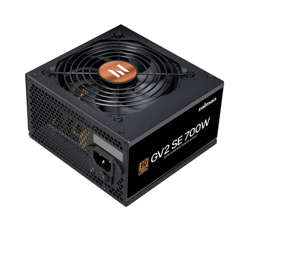 Zalman ZM700-GV2SE unidad de fuente de alimentación 700 W 20+4 pin ATX ATX Negro