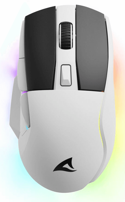 Sharkoon SGM50W ratón Juego mano derecha RF Wireless + USB Type-A Óptico 6400 DPI