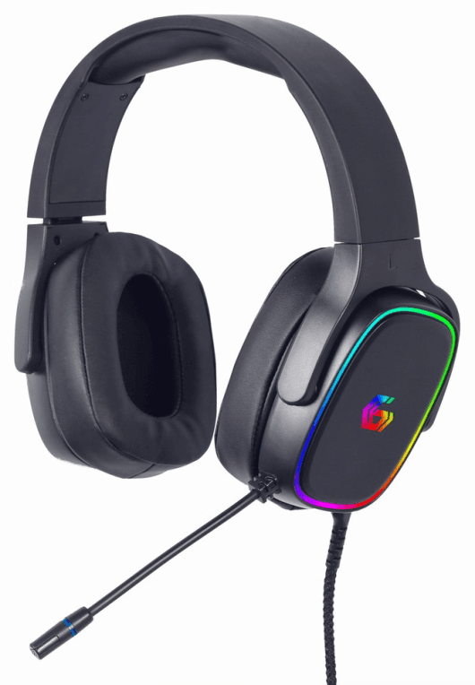Gembird GHS-SANPO-S300 auricular y casco Auriculares Alámbrico Diadema Juego USB tipo A Negro