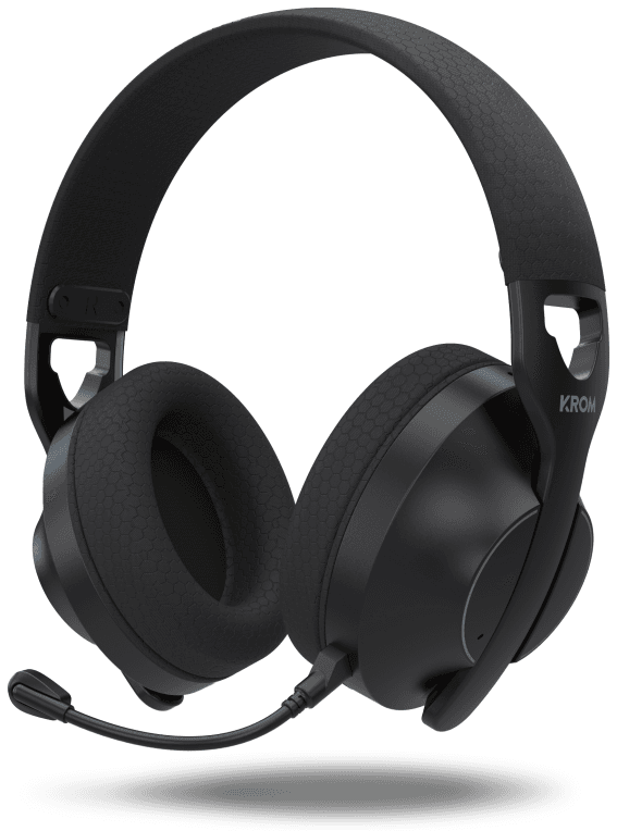 Krom Phase - Wireless Auriculares Gaming Negro