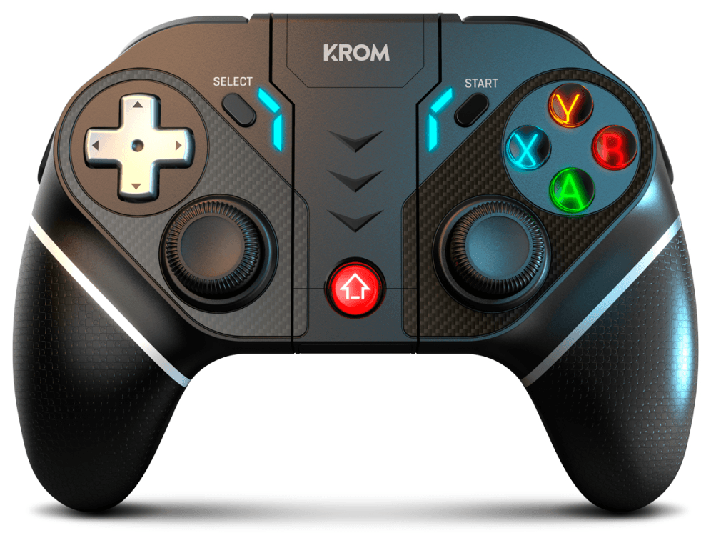 Krom KEXAL Negro, Rojo, Blanco Bluetooth/USB Gamepad Analógico/Digital Android, Nintendo Switch, PC, iOS