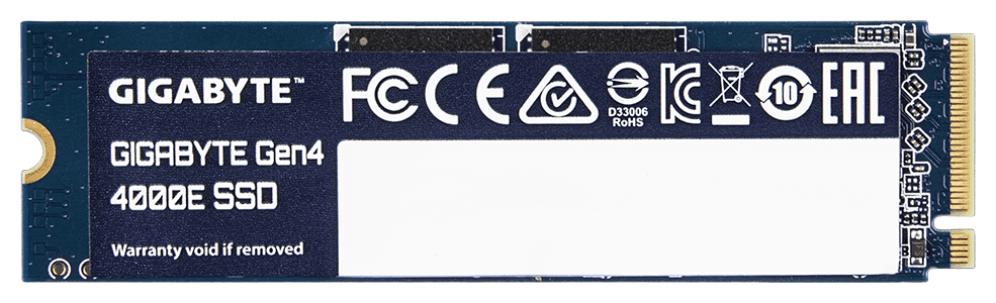 GIGABYTE Gen4 4000E 500 GB M.2 PCI Express 4.0 NVMe 3D NAND