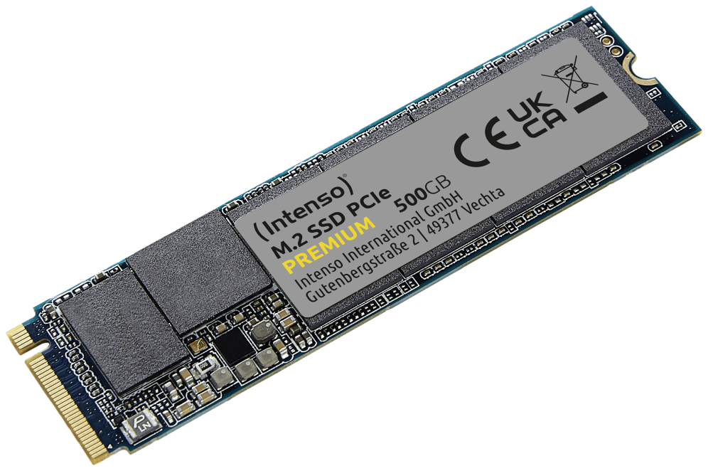 Intenso SSD 500GB Premium M.2 PCIe PCI Express 3.0 NVMe