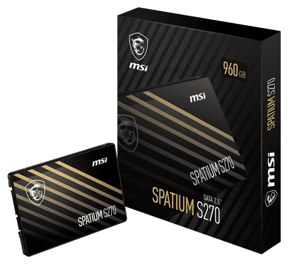 MSI Spatium S270 SATA 2.5 960GB 2.5" Serial ATA III 3D NAND