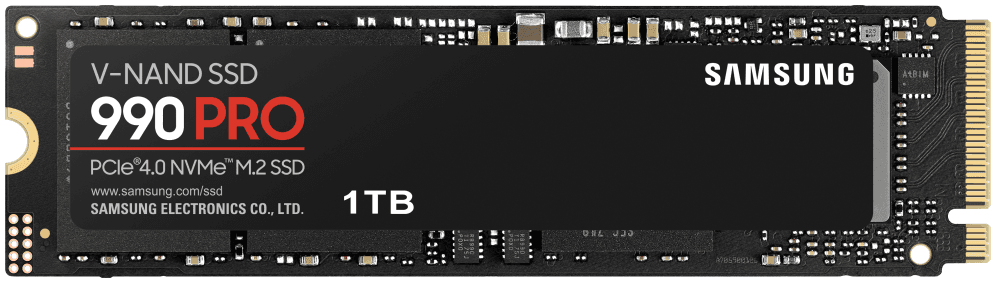 Samsung 990 PRO 1 TB M.2 PCI Express 4.0 NVMe V-NAND MLC