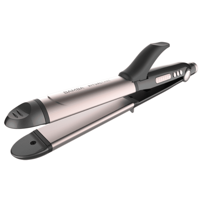Cecotec Bamba RitualCare 1000 Ceramic 2in1 Plancha de pelo Caliente Gris, Rosa 82 W 2 m