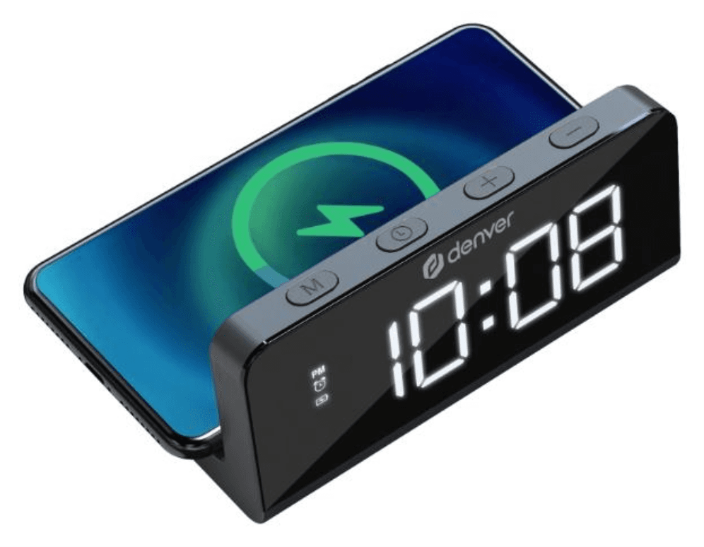 Denver ECQ-103MK2 Reloj despertador digital Negro