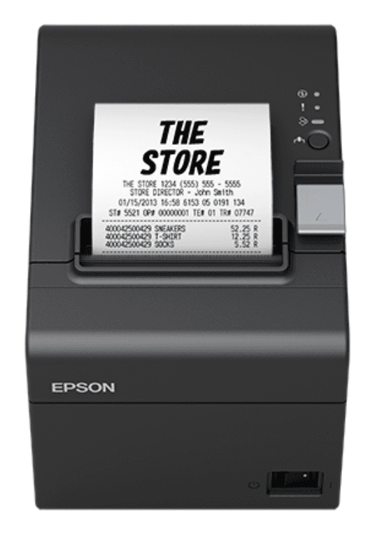 Epson TM-T20III (011): USB + Serial, PS, Blk, EU