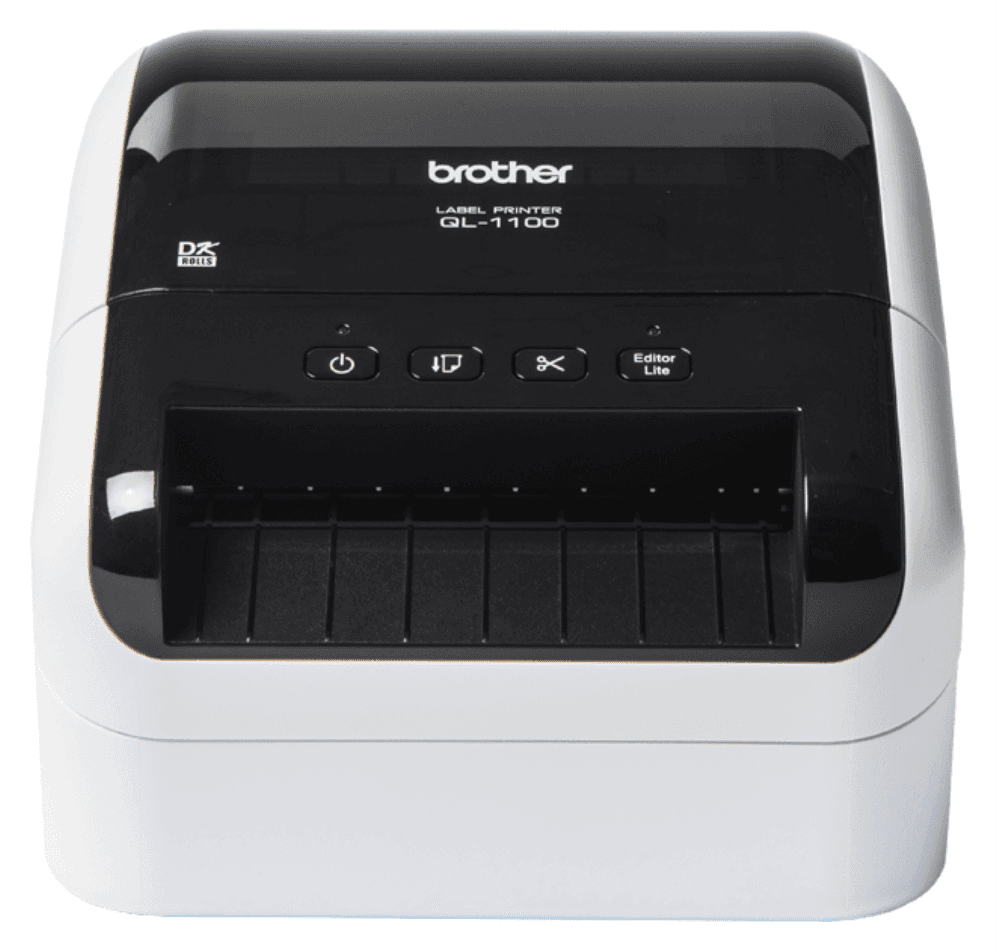 Brother QL-1100C impresora de etiquetas Térmica directa 300 x 300 DPI 110 mm/s Alámbrico