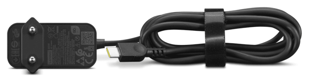 Lenovo 4X21L54610 adaptador e inversor de corriente Interior 65 W Negro