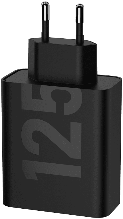 Motorola TurboPower 125W Universal Negro Corriente alterna Carga rápida Interior