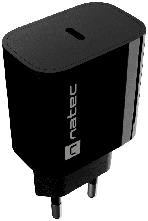NATEC NUC-2395 cargador de dispositivo móvil Universal Negro Corriente alterna Carga rápida Interior
