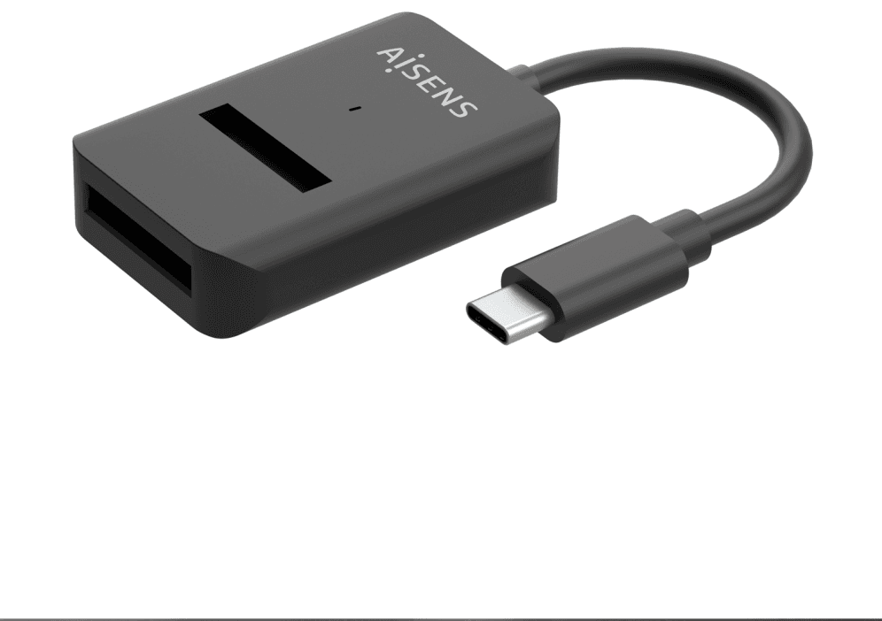 AISENS USB-C Dock M.2 (NGFF) ASUC-M2D011-BK SATA/NVMe A USB3.1 Gen2, Negra