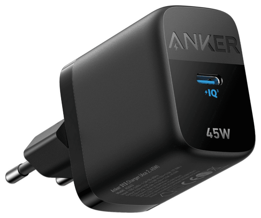 Anker 313 Charger Universal Negro Corriente alterna Carga rápida Interior
