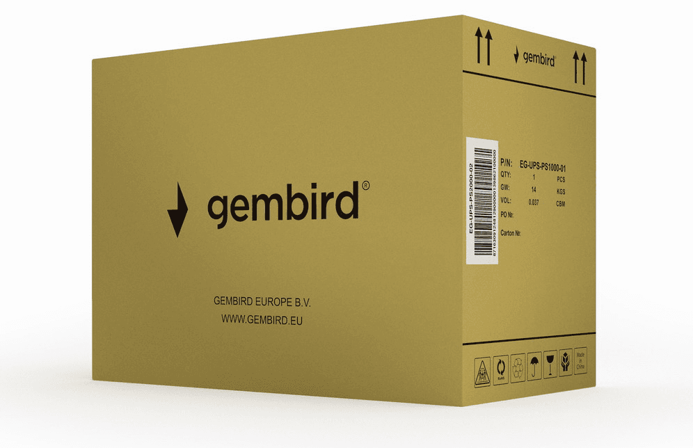 Gembird EG-UPS-PS2000-02 sistema de alimentación ininterrumpida (UPS) Línea interactiva 2 kVA 1600 W 5 salidas AC