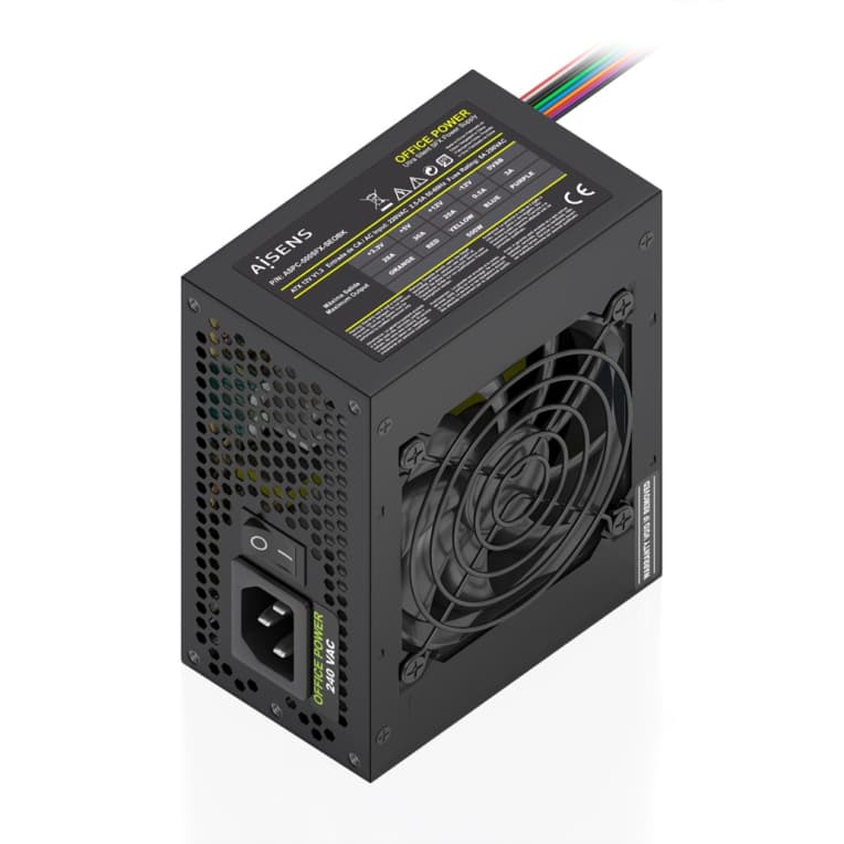 AISENS Fuente Alimentacion SFX 500W OEM, Negra
