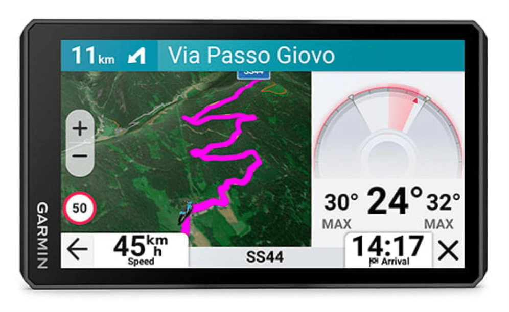 Garmin zumo XT3 navegador Fijo 11,9 cm (4.7") TFT Pantalla táctil 190 g Negro