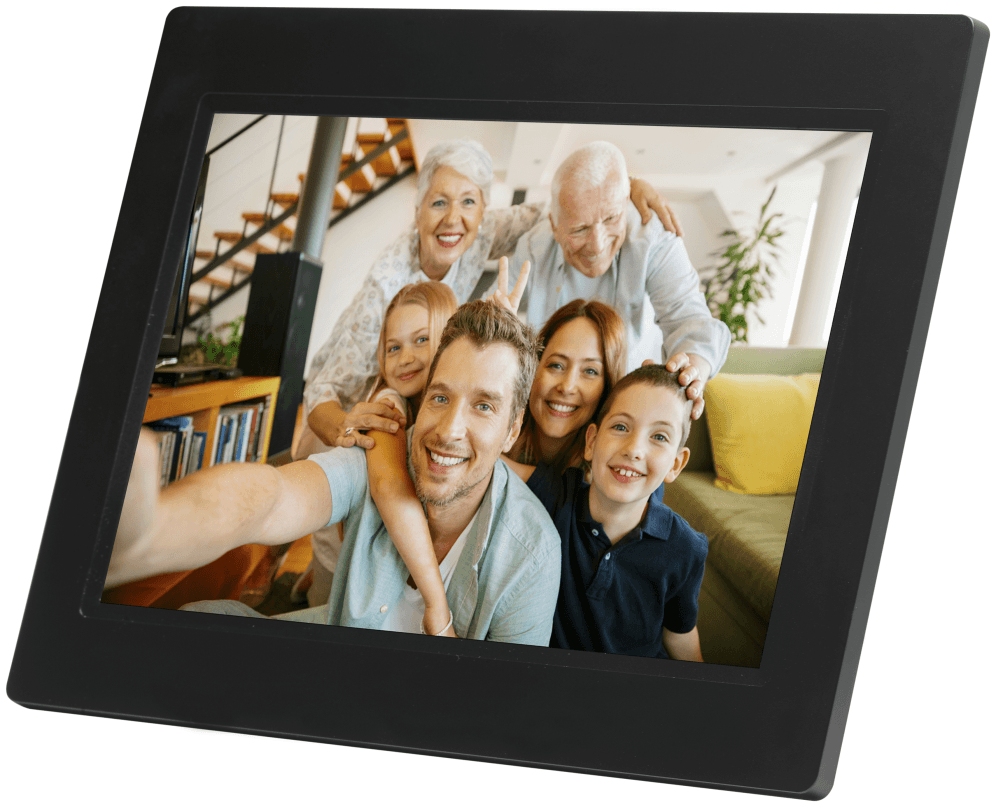 Denver PFF-1010BLACK marco fotográfico digital Negro 25,6 cm (10.1") Pantalla táctil Wifi