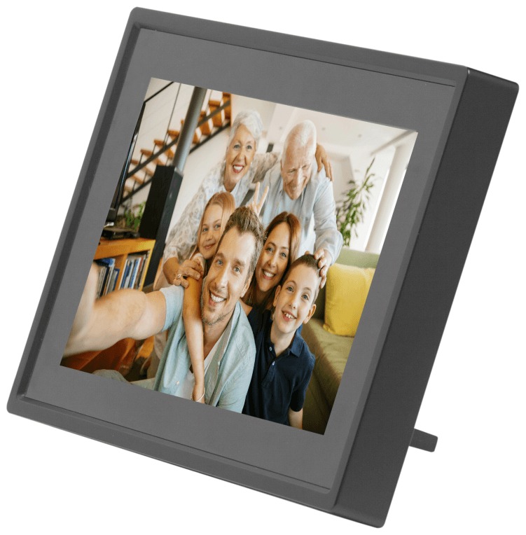 Denver PFF-711BLACK marco fotográfico digital Negro 17,8 cm (7") Pantalla táctil Wifi