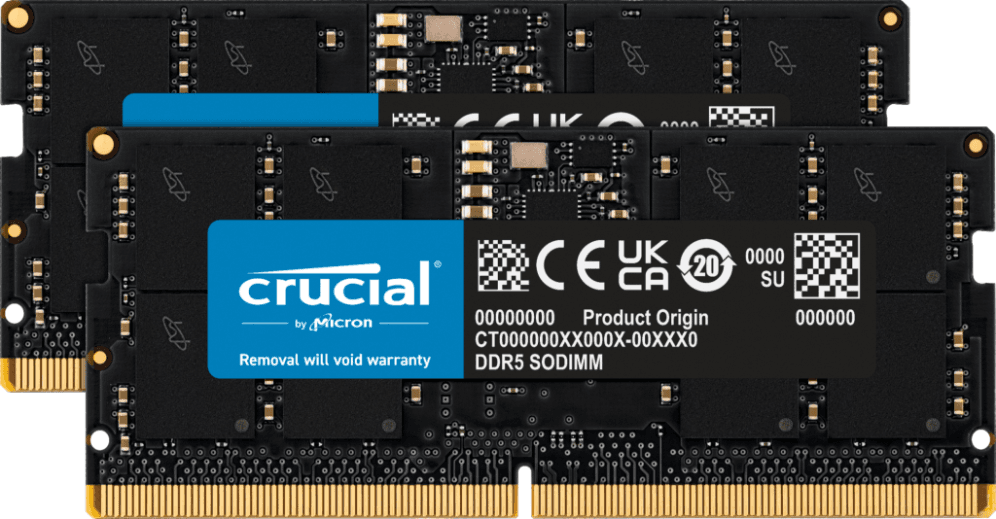 Crucial CT2K16G48C40S5 módulo de memoria 32 GB 2 x 16 GB DDR5