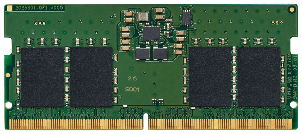 Kingston Technology ValueRAM módulo de memoria 8 GB 1 x 8 GB DDR5 5600 MT/s 262-pin SO-DIMM