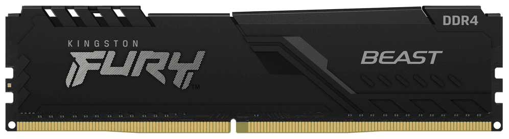 Kingston Technology FURY Beast 8GB 3200MT/s DDR4 CL16 DIMM Black