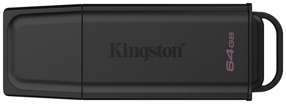 Kingston Technology DataTraveler 64GB Portátil USB 3.2 Gen 1 Exodia Negro