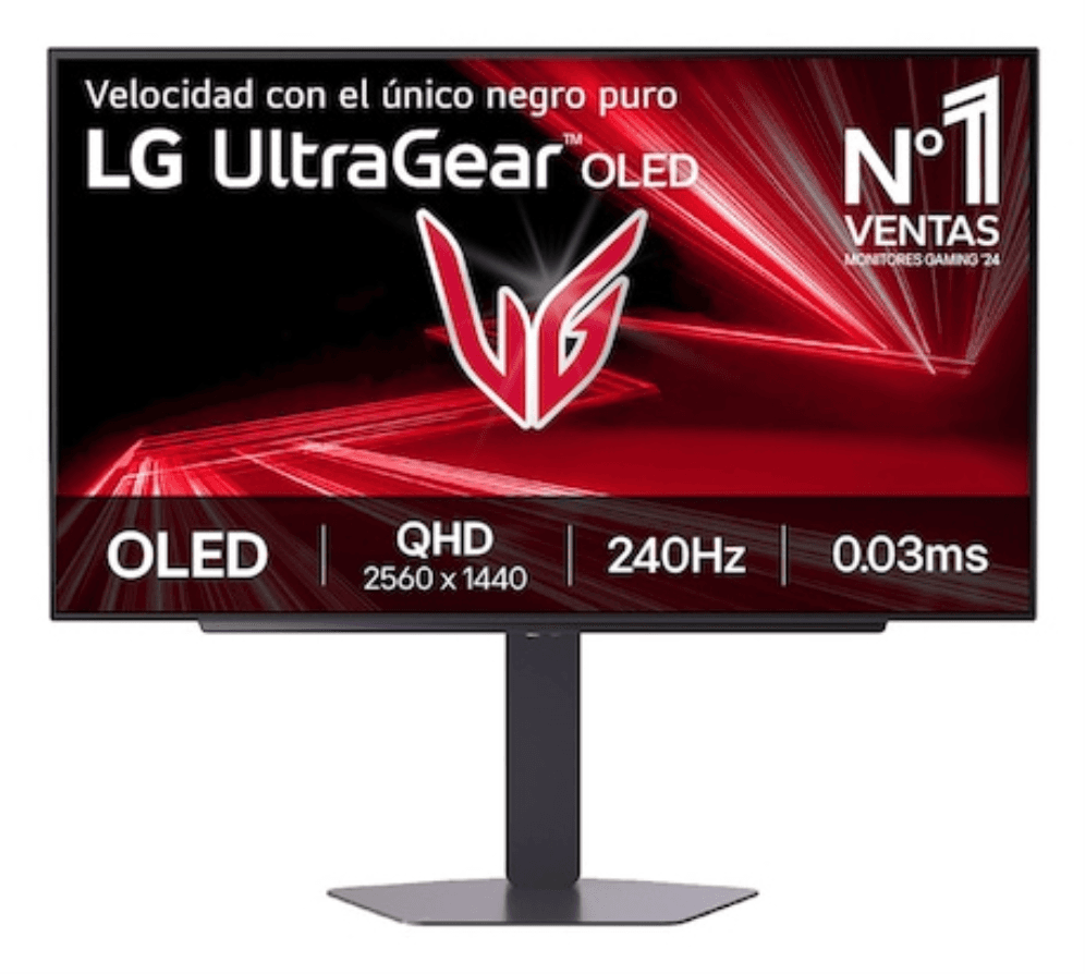 LG 27GX704A-B pantalla para PC 68,6 cm (27") 2560 x 1440 Pixeles Quad HD OLED Negro
