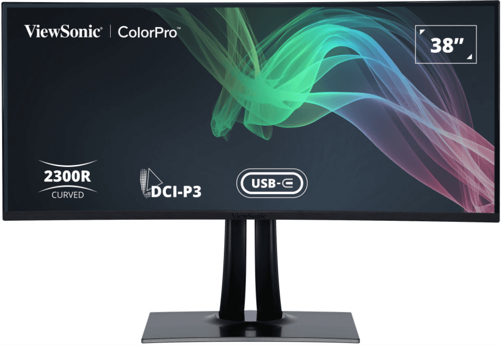 Viewsonic VP3881A pantalla para PC 96,5 cm (38") 3840 x 1600 Pixeles Quad HD+ LED Negro