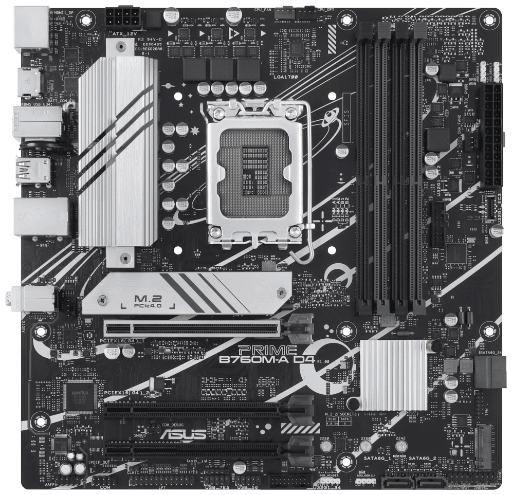ASUS PRIME B760M-A D4-CSM Intel B760 LGA 1700 micro ATX