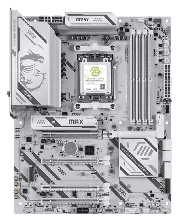 MSI MAG B850 GAMING PLUS MAX WIFI placa base AMD B850 Zócalo AM5 ATX