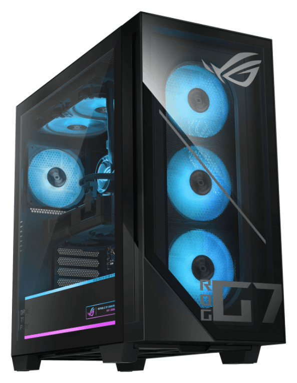 ASUS ROG G700TF-7265KF1240 - Sobremesa Gaming de (Intel Core Ultra 7 265KF, 32GB RAM, 1TB SSD, NVIDIA RTX 5070 12GB, Sin Sistema Operativo) Negro