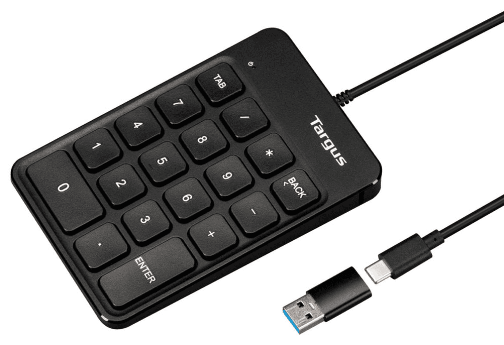 Targus AKP13GL teclado numérico Universal USB Negro
