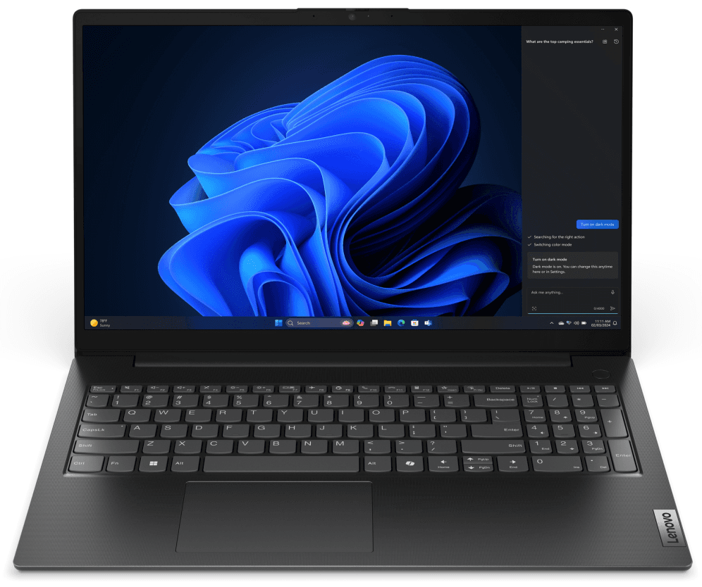 Lenovo V15 G5 IRL Intel® Core™ i5 i5-13420H Portátil 39,6 cm (15.6") Full HD 16 GB DDR5-SDRAM 512 GB SSD Wi-Fi 6 (802.11ax) Windows 11 Pro Español Negro