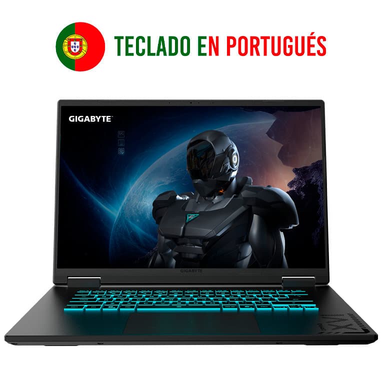 GIGABYTE GAMING A16 Portátil - 16", 165Hz WUXGA, Intel Core i7-13620H, RTX 5050, 16GB DDR5 5200MHz, SSD Gen4 de 1TB, DOS, Garantía de 2 años, Dolby Atmos, GAMING A16 CTHI3PT894SD
