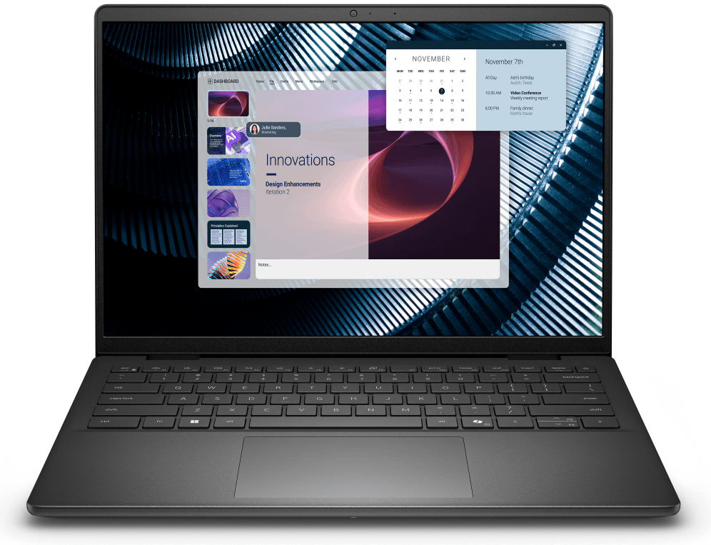 DELL Pro 14 Essential PV14250 Intel Core 7 150U Portátil 35,6 cm (14") Full HD+ 16 GB DDR5-SDRAM 512 GB SSD Wi-Fi 6 (802.11ax) Windows 11 Pro Español Negro