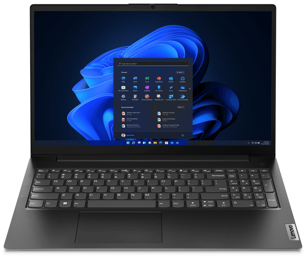 Lenovo V15 G4 AMN AMD Ryzen™ 5 7520U Portátil 39,6 cm (15.6") Full HD 8 GB LPDDR5-SDRAM 512 GB SSD Wi-Fi 6 (802.11ax) Español Negro